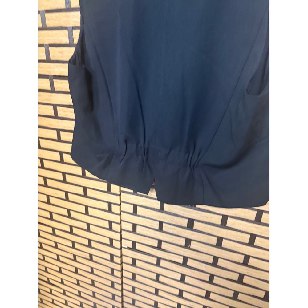 Steve‎ Madden Black Button Front Vest SIze XL - Picture 3 of 7